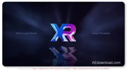 Water Lights Logo Reveal Logo Stings template preview