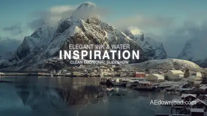 Water Slideshow Video Displays template preview