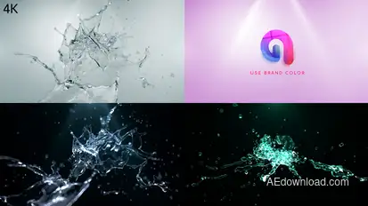 Water Splash Logo Reveal 2 Logo Stings template preview