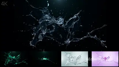 Water Splash Logo Reveal Logo Stings template preview