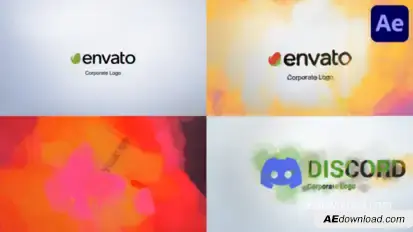 Watercolor And Paint Logo for After Effects Logo Stings template preview