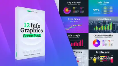 Wave Infographic Pack Infographics template preview