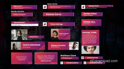 Wave Lower Thirds broadcast-packages template preview