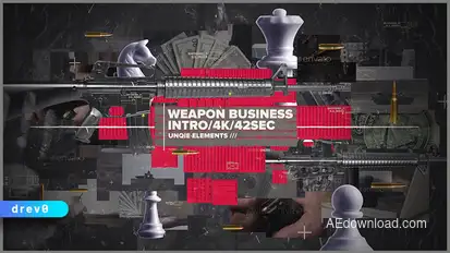 Weapon Business Intro Product Promo template preview