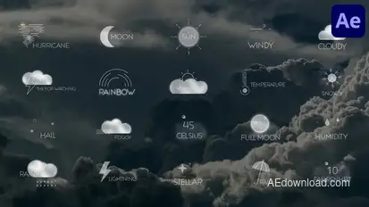 Weather Titles | After Effects Titles template preview