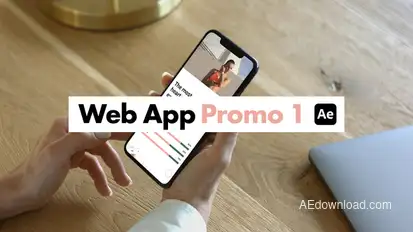 Web App Promo 1 Product Promo template preview