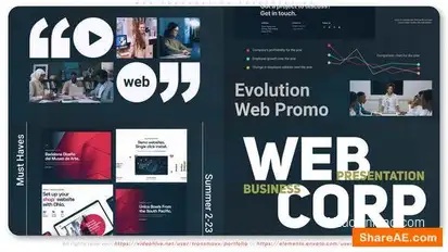 Web Corporation Presentation Openers template preview