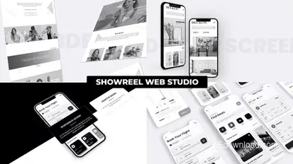 Web Design Online Showreel Product Promo template preview