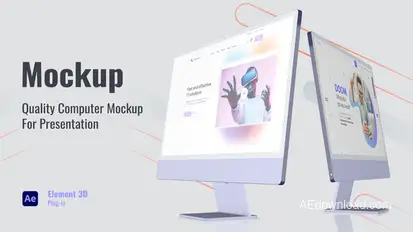 Web Promo Desktop Mockup Product Promo template preview