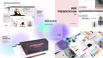 Web Promo Minimal Transparency Product Promo template preview