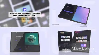 Web Promo Tablet Product Promo template preview