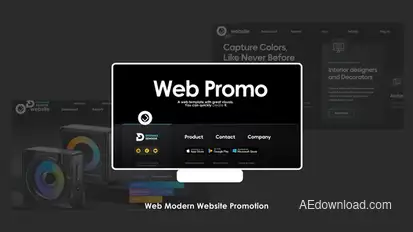 Web Promo Video 2– Modern Website Promotion Product Promo template preview