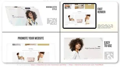 Web Site. Light Promo Product Promo template preview