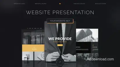 Website Dark Promo Product Promo template preview
