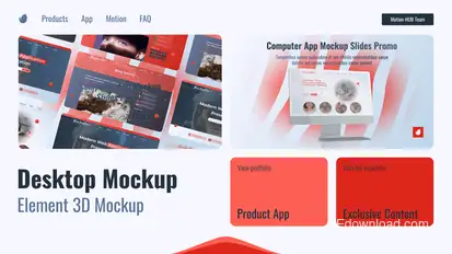 Website Mockup Product Promo template preview