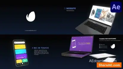 Videohive Website Presentation for After Effects Openers template preview
