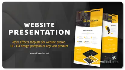 Website Presentation V1 Product Promo template preview