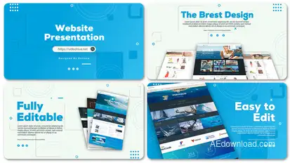 Website Presentation V1 Product Promo template preview