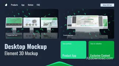 Website Promo // Web Presentation Product Promo template preview