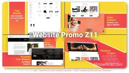 Website Promo Z11 Product Promo template preview