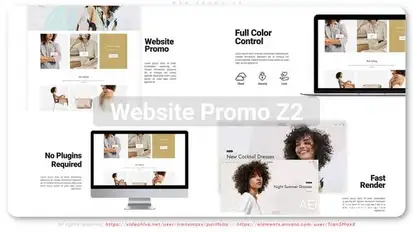 Website Promo Z2 Product Promo template preview