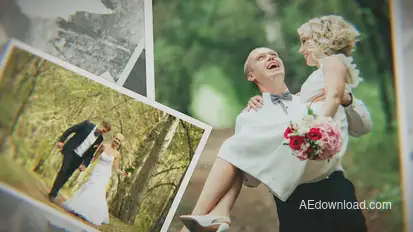 Wedding Memories Video Displays template preview