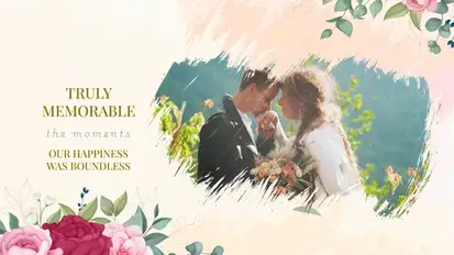 Wedding Video Displays template preview