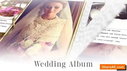 Wedding Album Openers template preview
