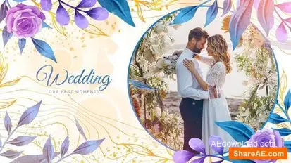 Wedding Beautifull Slideshow Openers template preview