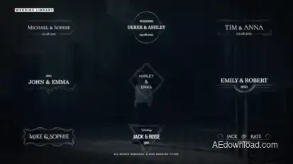 Wedding Clean Titles | After Effects Titles template preview