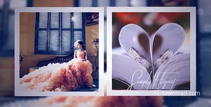 Wedding Day Video Displays template preview