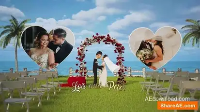 Wedding Day Slideshow Openers template preview