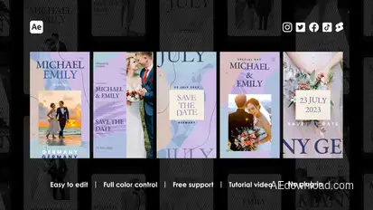 Wedding Instagram Reels Product Promo template preview