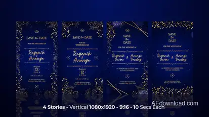 Wedding Instagram Stories Openers template preview