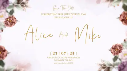 Wedding Intro Openers template preview