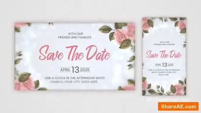 Videohive Wedding Invitation 54861178 Video Displays template preview