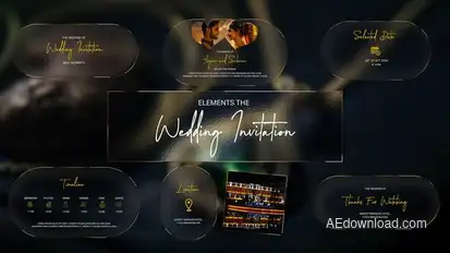 Wedding Invitation Elemets | Indian Wedding Elements template preview