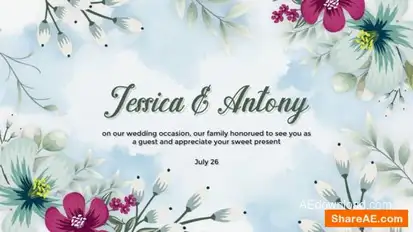 Wedding Invitation Intro Openers template preview