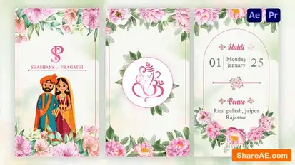 Videohive Wedding Invitation invitation Openers template preview