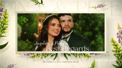Wedding Invitation Slideshow | Instagram Version Video Displays template preview