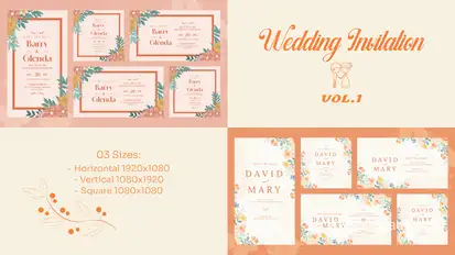 Wedding Invitation Vol.1 Openers template preview