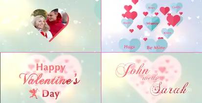 Valentine Wedding Opener Openers template preview