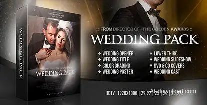 Wedding Pack Two Video Displays template preview