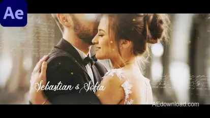 Wedding Parallax Slideshow Video Displays template preview