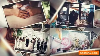 Wedding Photo Album Openers template preview