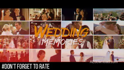 Wedding Production Video Displays template preview