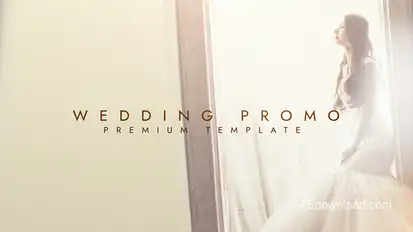 Wedding Promo Video Displays template preview