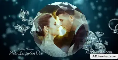 Wedding Ring Slideshow Video Displays template preview