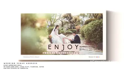 Wedding Slideshow 0.2 Video Displays template preview