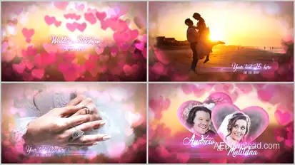 wedding Slideshow Video Displays template preview